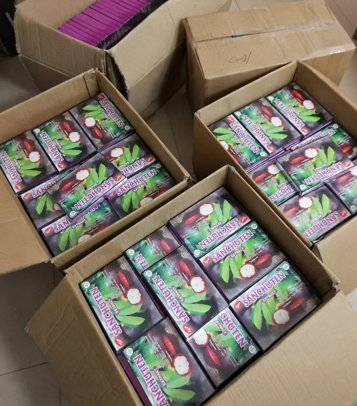 SANCHUTEN 产品装箱实物照片;当前库存请咨询确认